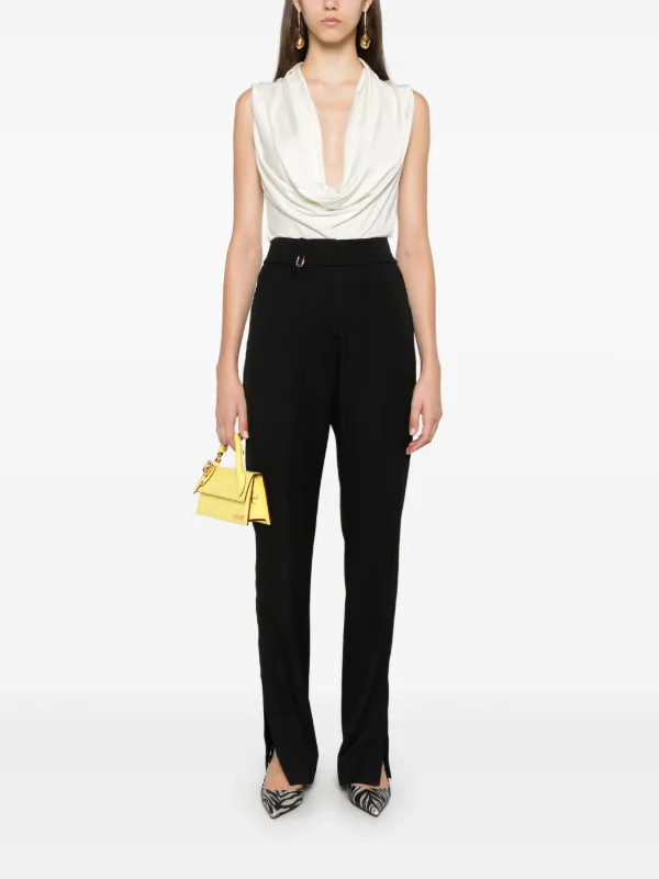 【JACQUEMUS】Le Pantalon Tibau リネンパンツ Le Pantalon Tibau linen-blend pants in yellow - Jacquemus