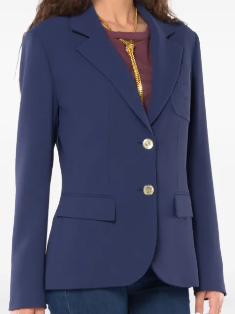 Elisabetta Franchi logo-embroidered blazer