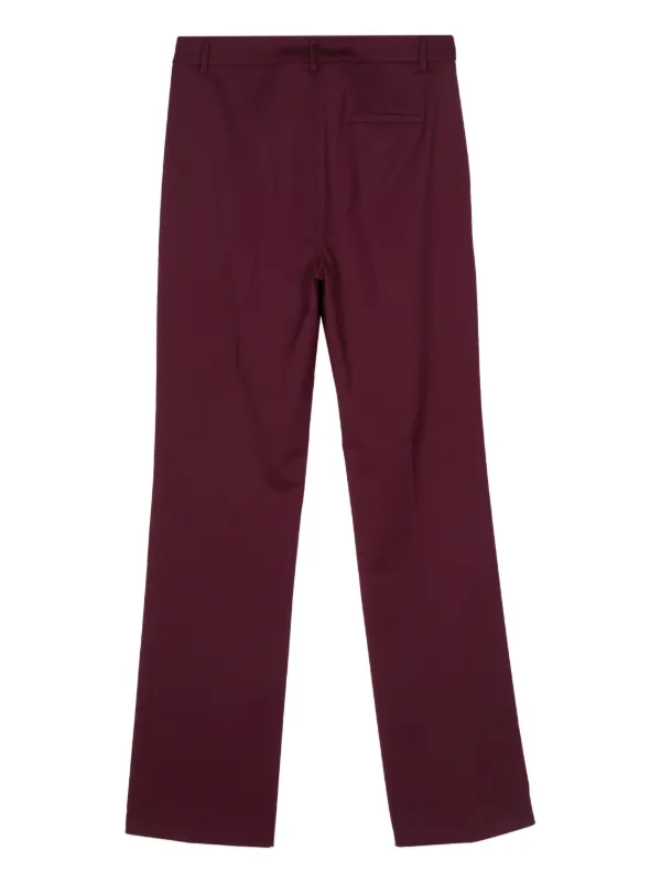 【関税&送料込】THE ANDAMANE Trousers Pink THE ANDAMANE high-waist straight-leg Trousers | Pink