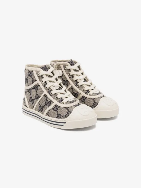 Gucci Kids high-top canvas sneakers