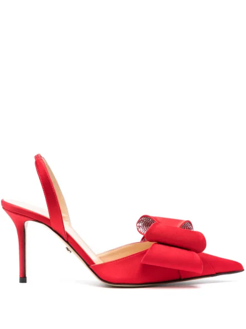MACH & MACH 80mm bow-detail pumps