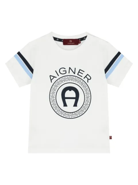 Aigner Kids تيشيرت بطبعة شعار الماركة