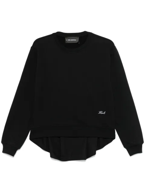 Karl Lagerfeld sudadera con paneles