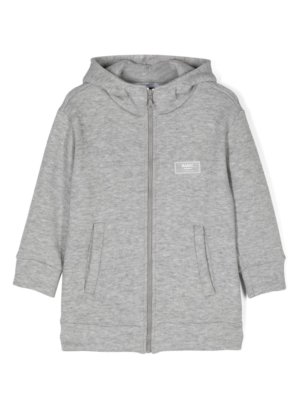 Paolo Pecora Kids mélange-effect hoodie - Grey