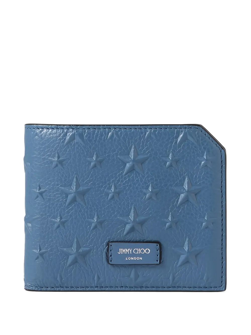 JIMMY CHOO 二つ折り財布 青 JIMMY CHOO 二つ折り財布 青