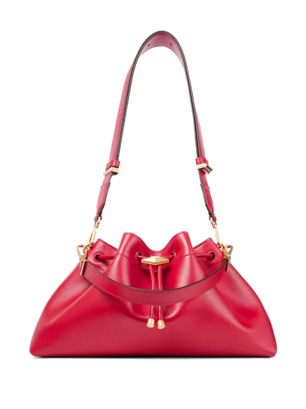 Jimmy Choo Medium Cinch Bucket Bag | Red | FARFETCH