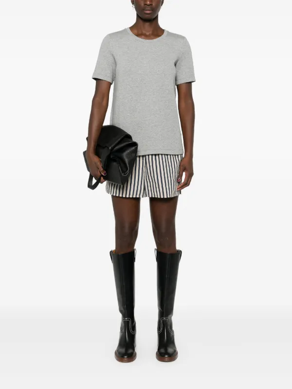Tシャツ・カットソー MAX MARA Woman T-Shirt Leather 2511361021600 006 S Max Mara Tubo T-shirt | Grey | FARFETCH