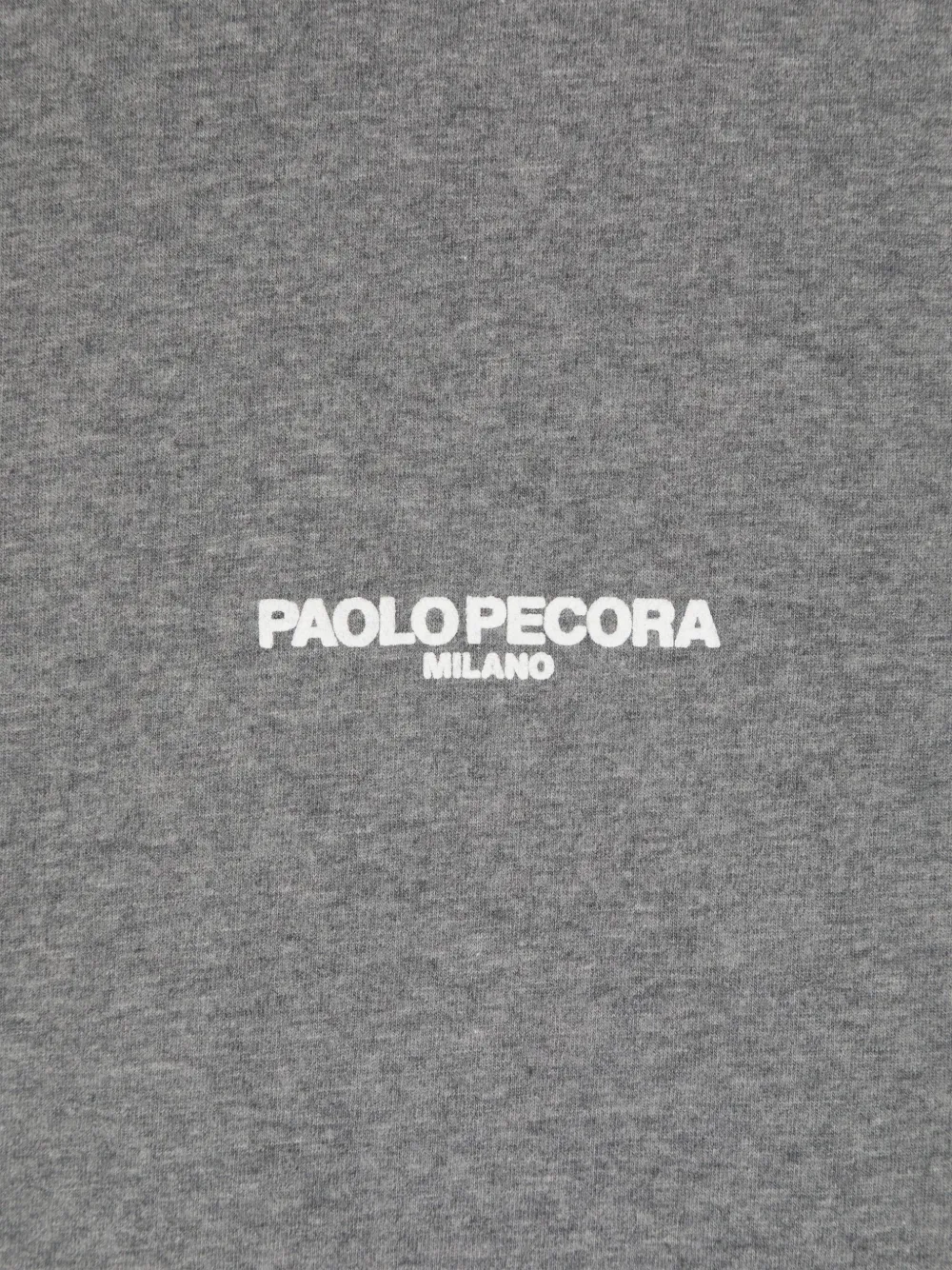 Paolo Pecora Kids T-shirt met logopatch Grijs
