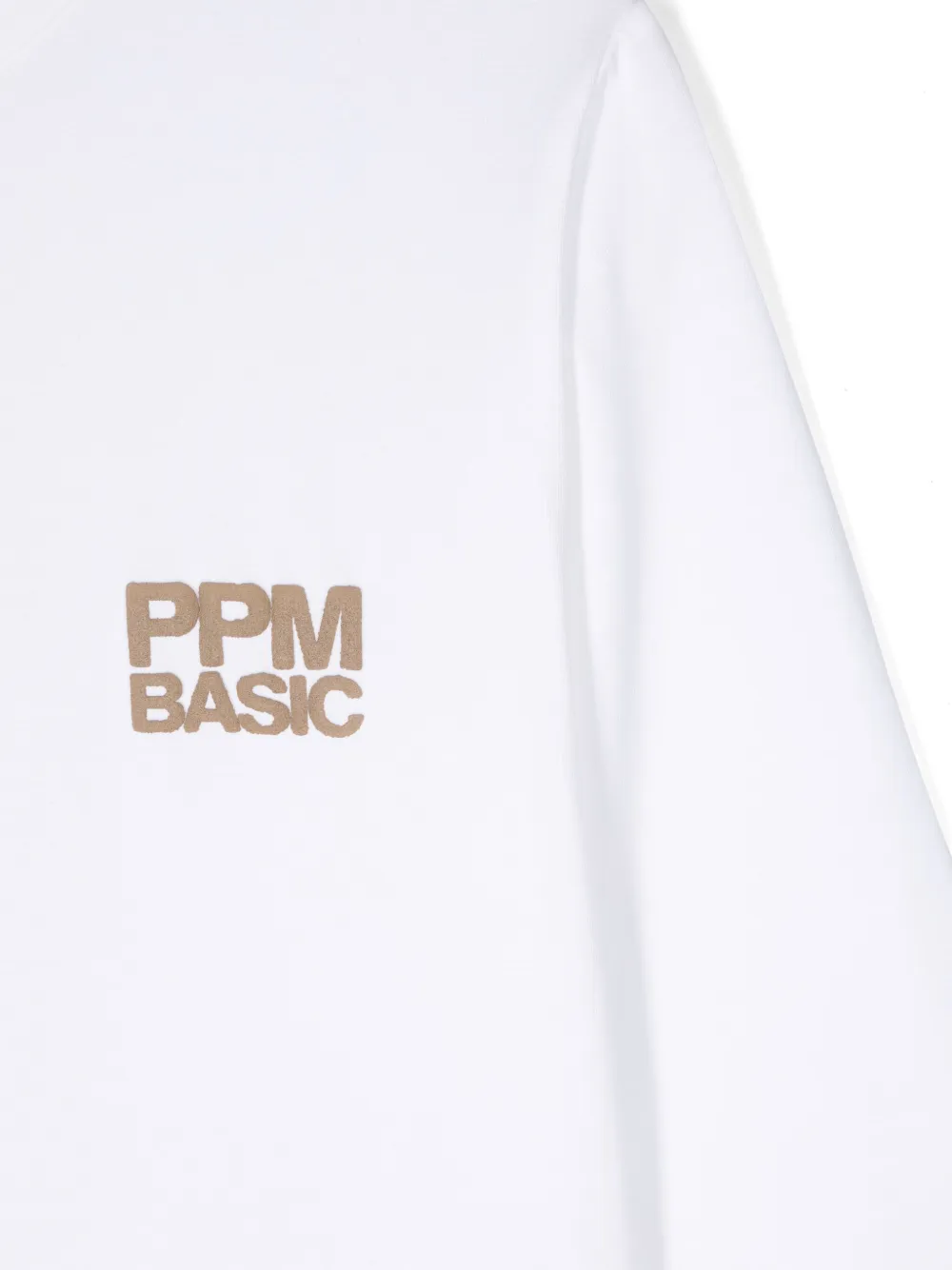 Paolo Pecora Kids T-shirt met logopatch Wit