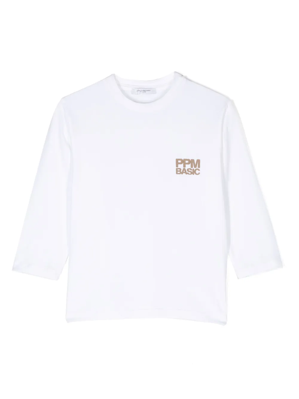 Paolo Pecora Kids logo-appliqué T-shirt | White | Image 1