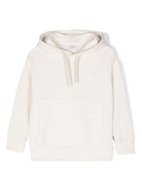 Paolo Pecora Kids logo-appliqué hoodie