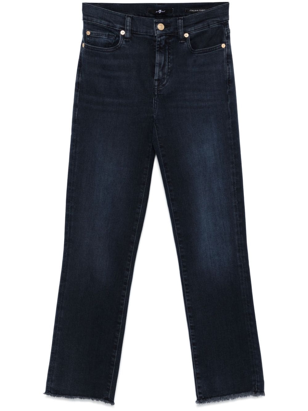 straight-leg cropped jeans