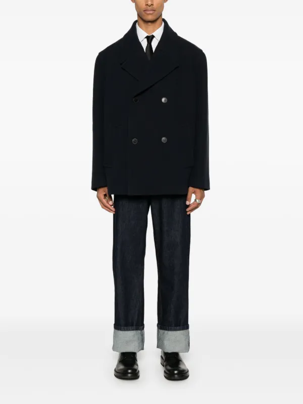 Valentino Garavani ウールコート | ブルー | FARFETCH JP