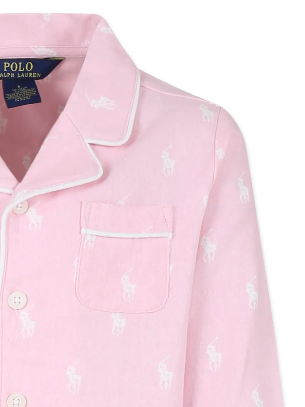POLO RALPH LAUREN KIDS Pyjama met print Roze
