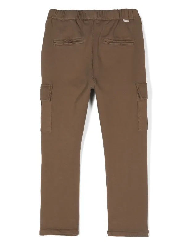Paolo Pecora Kids Pants De Tejido Jersey Marrón FARFETCH EC