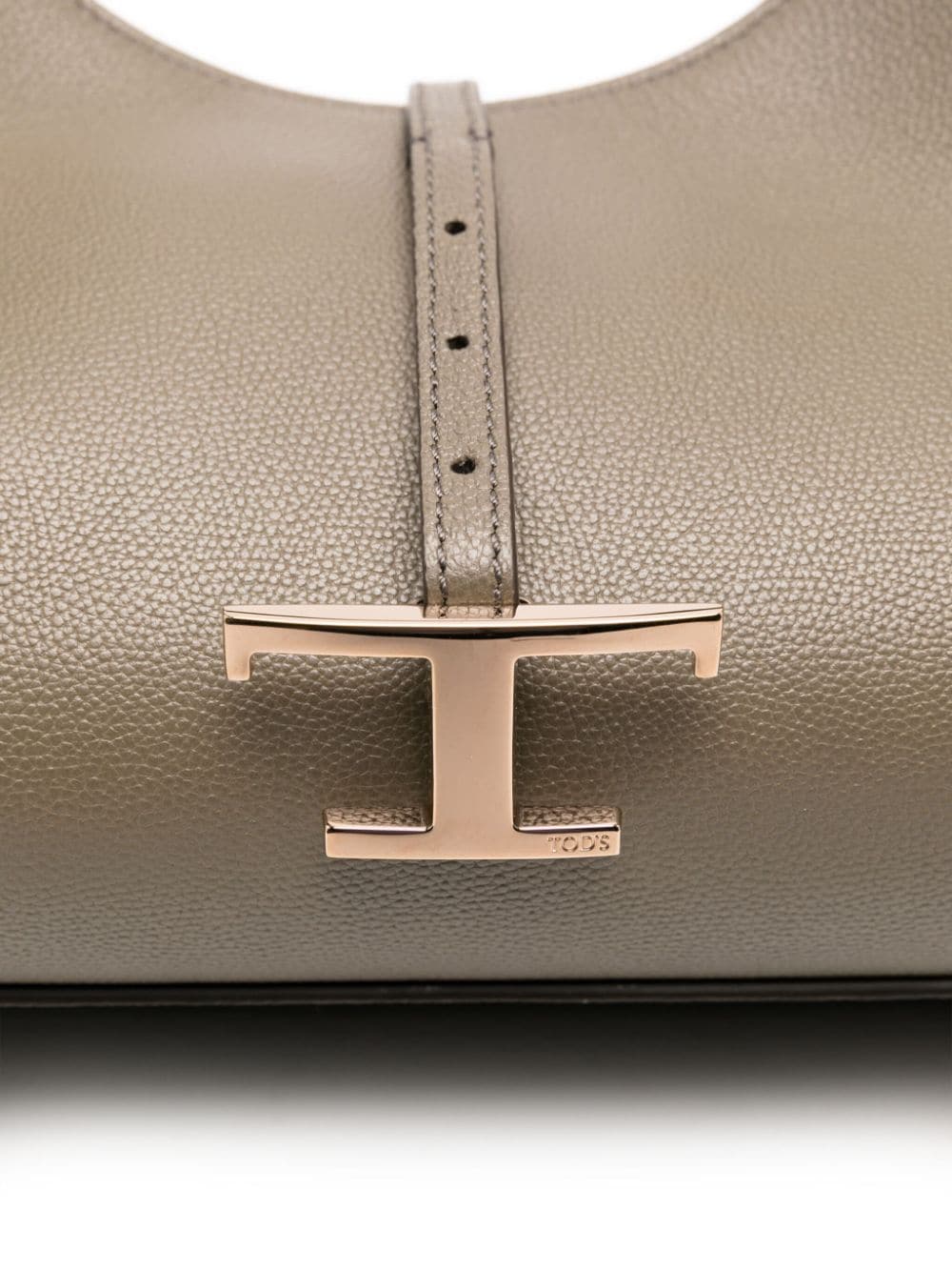 Shop Tod's Small Timeless Shoulder Bag In Braun