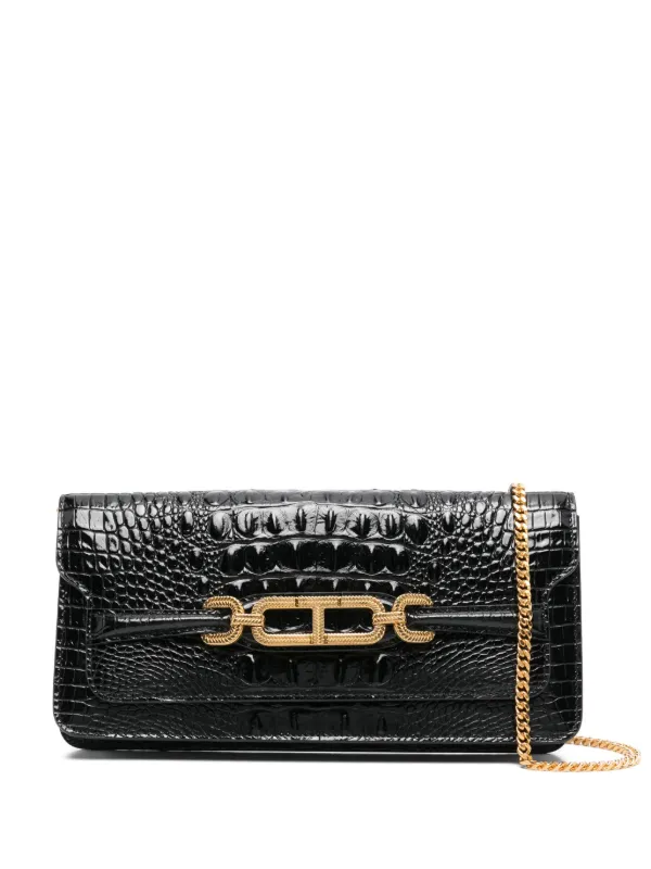 関税込み/TOM FORDトムフォード Whitney ショルダーバッグ S Small leather shoulder bag in black - Tom Ford | Mytheresa