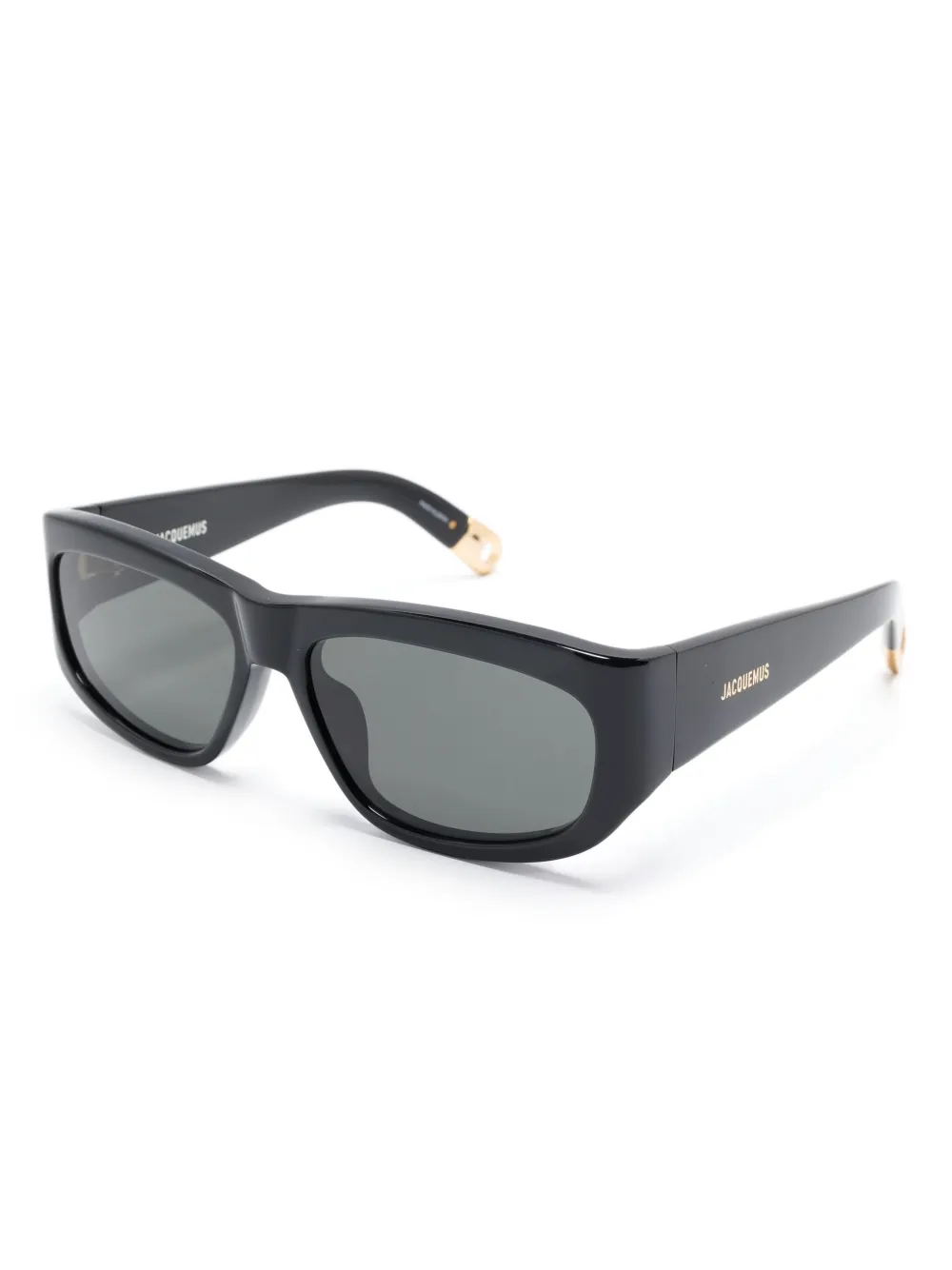 Jacquemus Les Lunettes Pilota zonnebril - Zwart