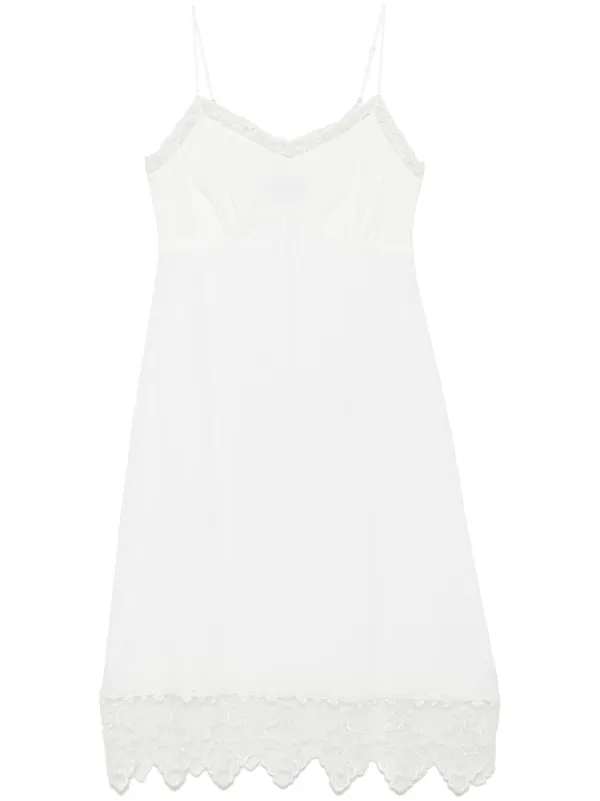 Simone Rocha レーストリム ドレス | ホワイト | FARFETCH JP Simone Rocha レーストリム ドレス | ホワイト | FARFETCH JP
