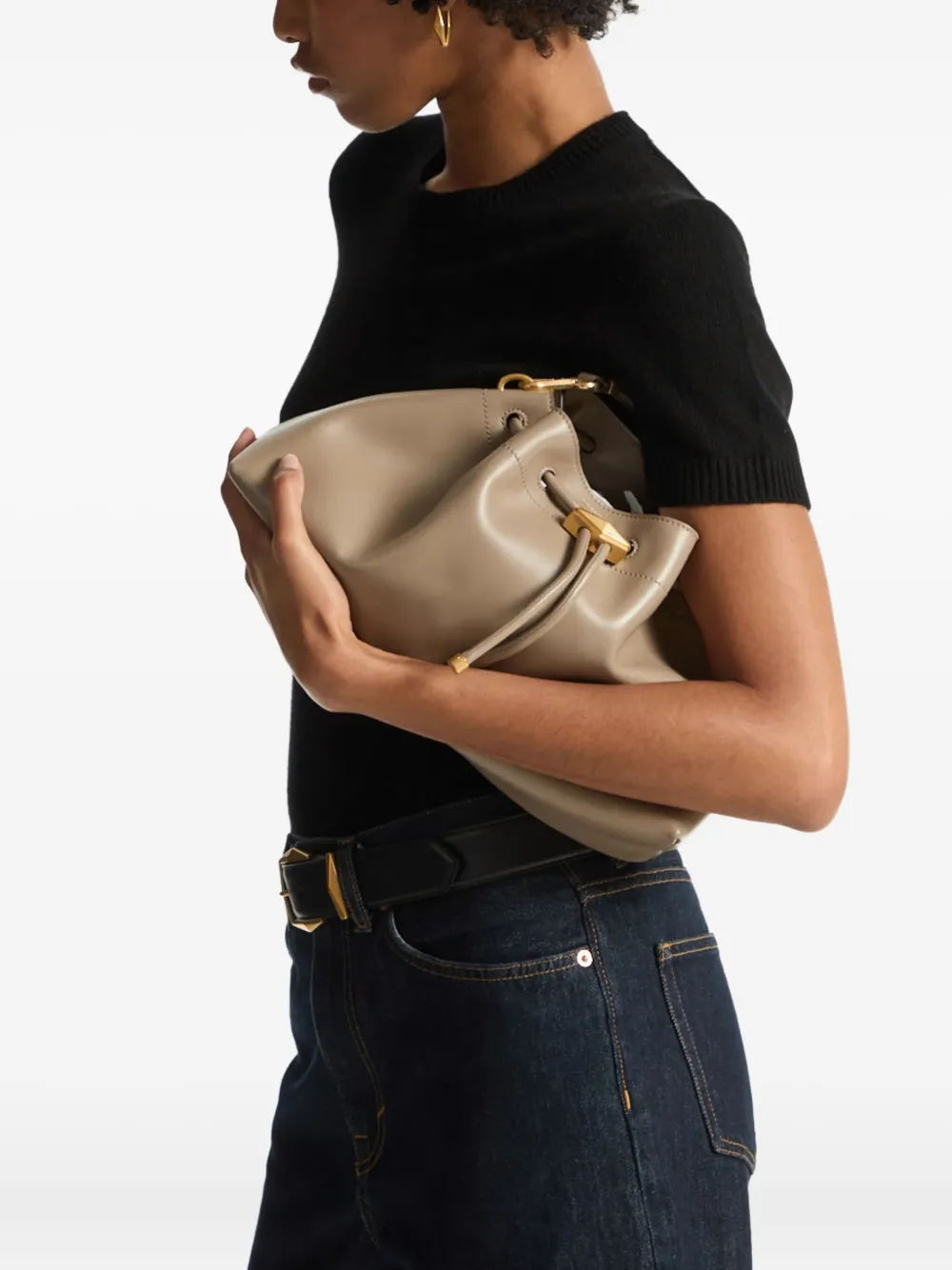 Jimmy Choo medium Cinch ring-handle bucket bag | Men | Image 2