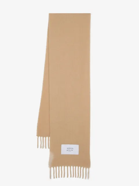 Maison Kitsuné écharpe à patch logo