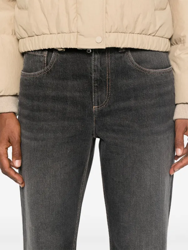 【関税込み】BRUNELLO CUCINELLI 'Monile' denim jeans Brunello Cucinelli Monili-detail Jeans | Black | FARFETCH