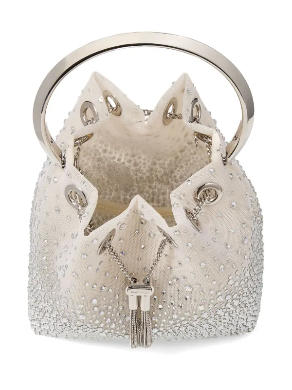 Jimmy choo white handbag online