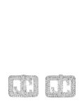 Jimmy Choo Square JC earrings - Silver