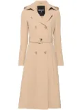 Patrizia Pepe double-breasted trench coat - Brown