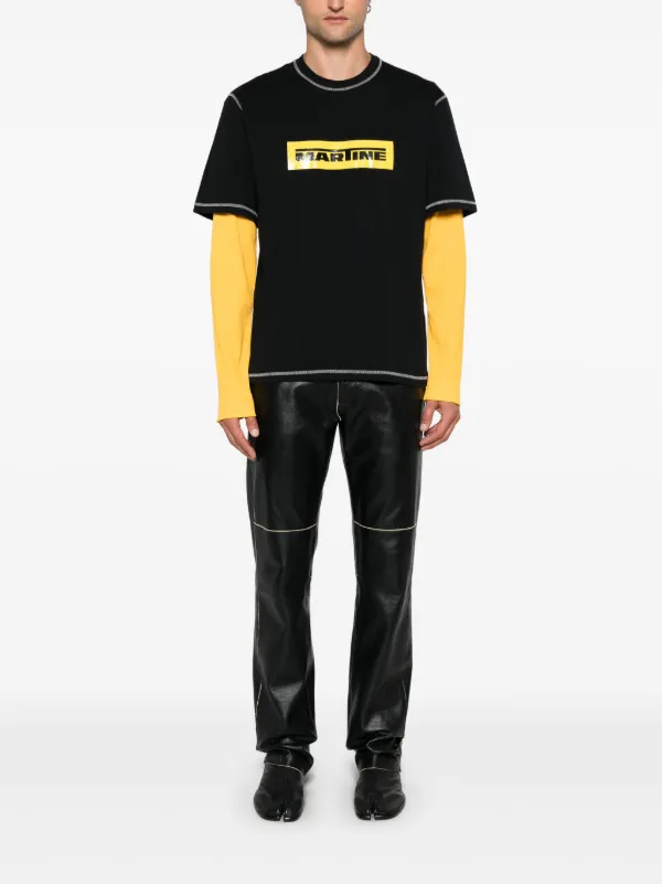 Martine Rose ロゴテープ Tシャツ | ブラック | FARFETCH JP