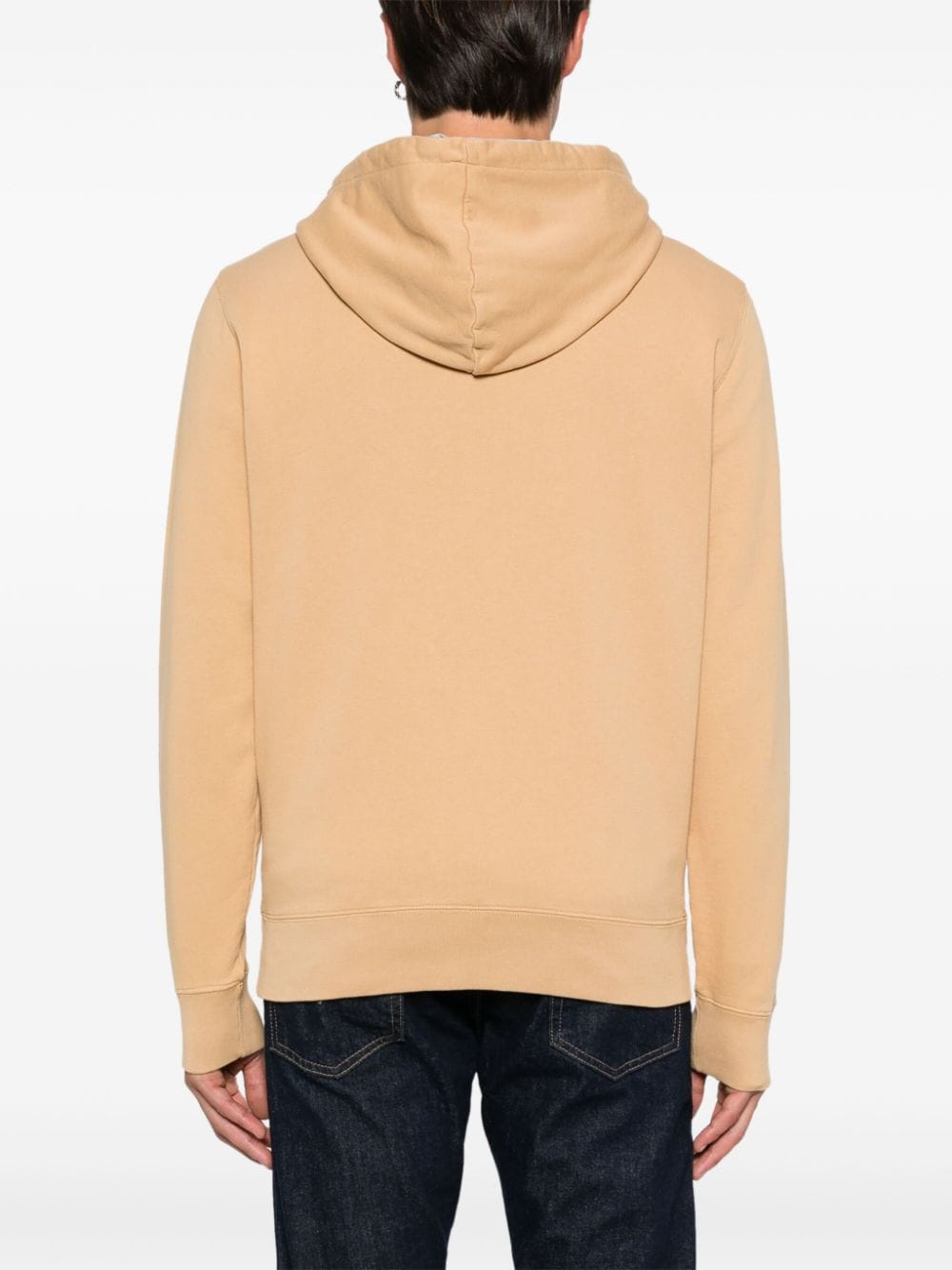 Shop Maison Kitsuné Chillax-patch Hoodie In Neutrals