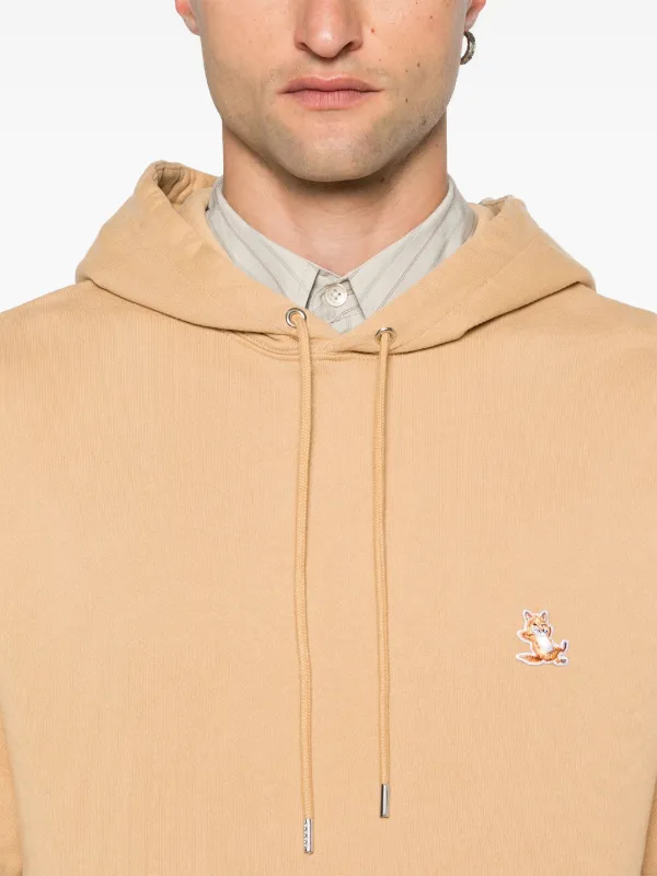 Maison Kitsuné Chillax-patch Hoodie | Neutrals | FARFETCH PL