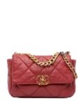 CHANEL Pre-Owned 2019 Medium Lambskin 19 Flap satchel - Red