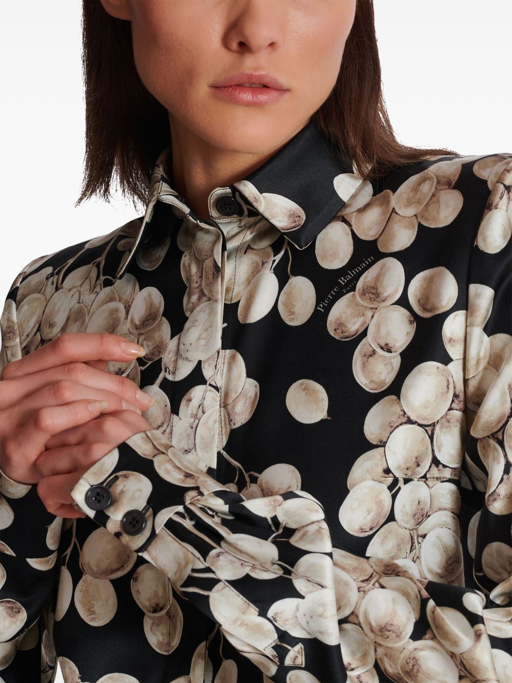 Affordable Balmain raisin-print shirt Women