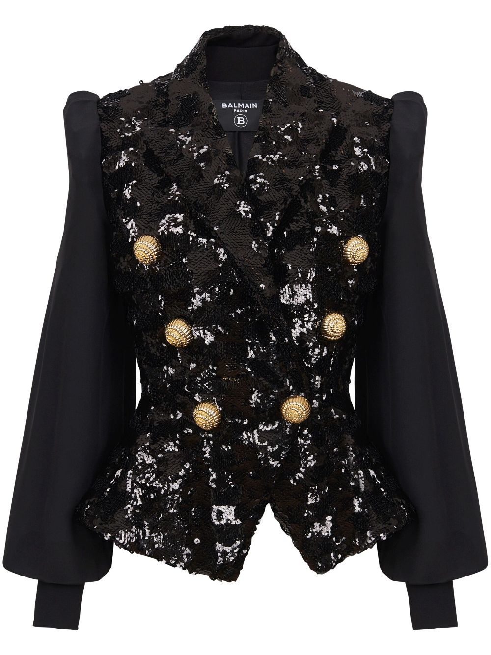 Balmain sequined blazer - Black