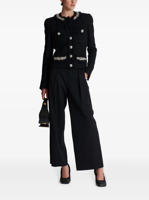 Balmain ツイード ジャケット | ブラック | FARFETCH JP
