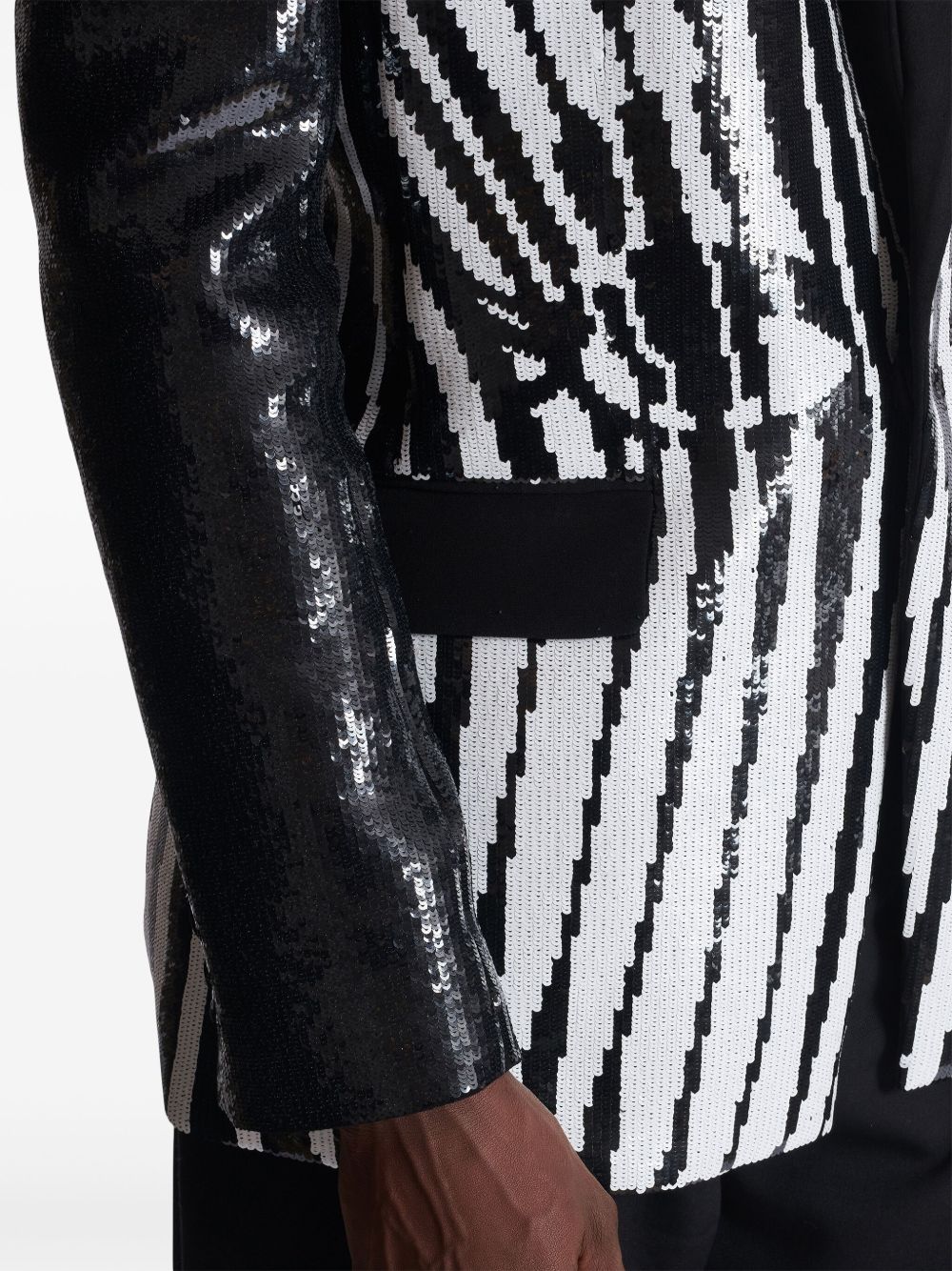 Balmain eye-embroidered blazer jacket Men