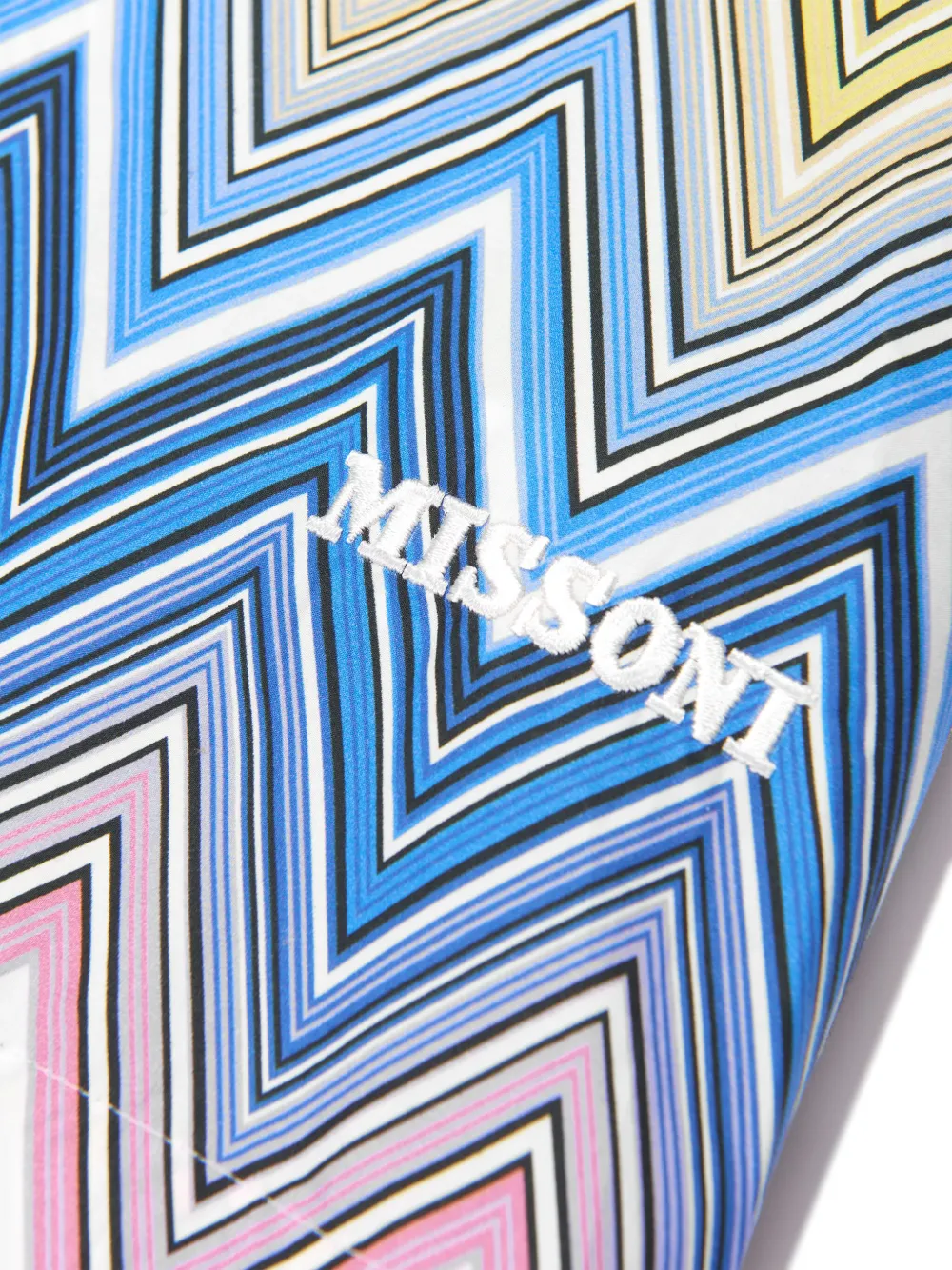 Missoni Kids Jurk met chevron streep Blauw