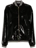 Palm Angels sequinned bomber jacket - Black