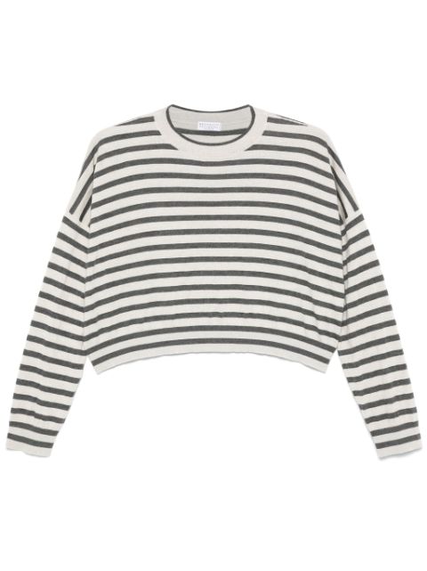 Brunello Cucinelli striped sweater Women