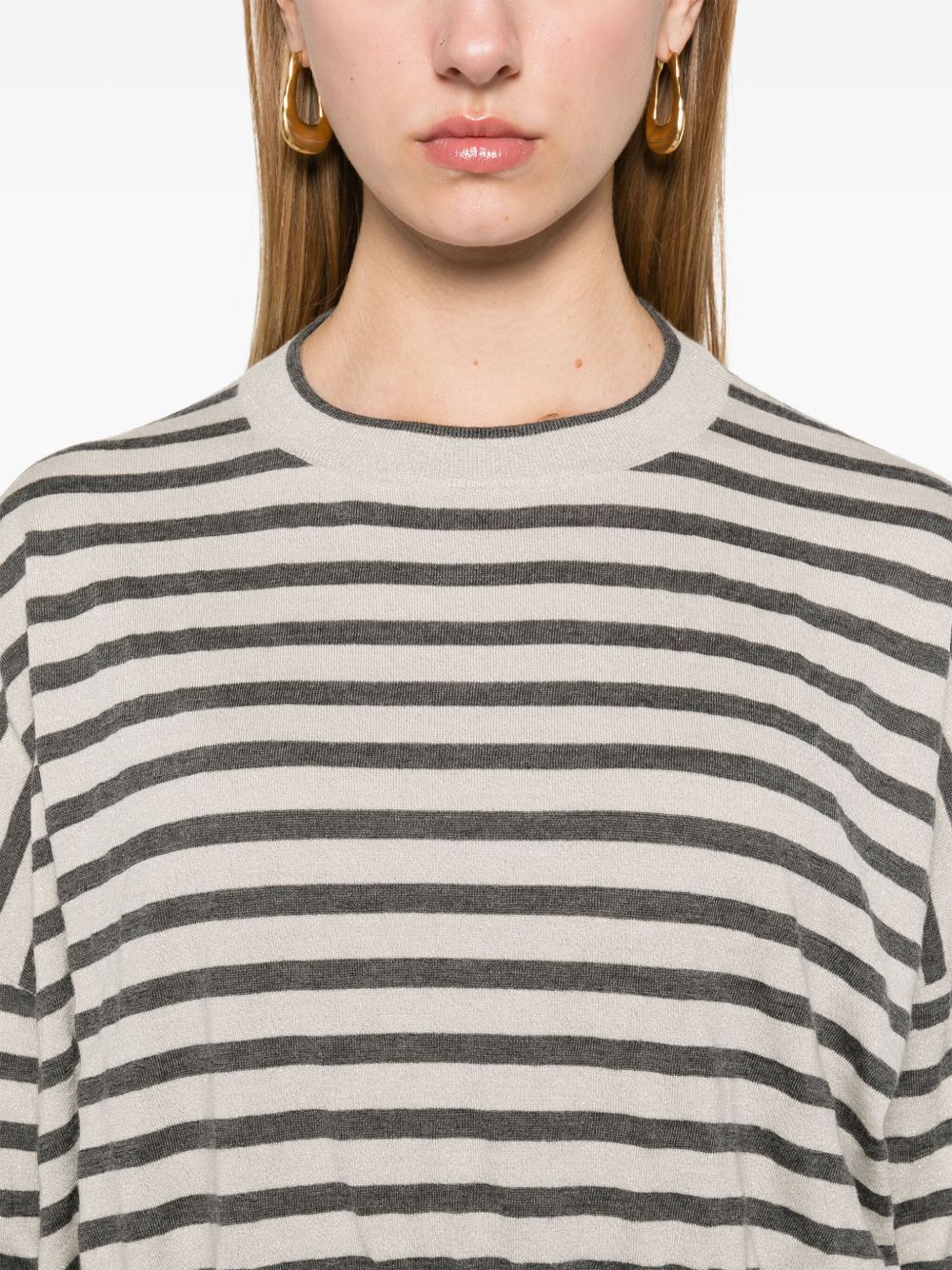 Cheap online deals Brunello Cucinelli striped sweater Women