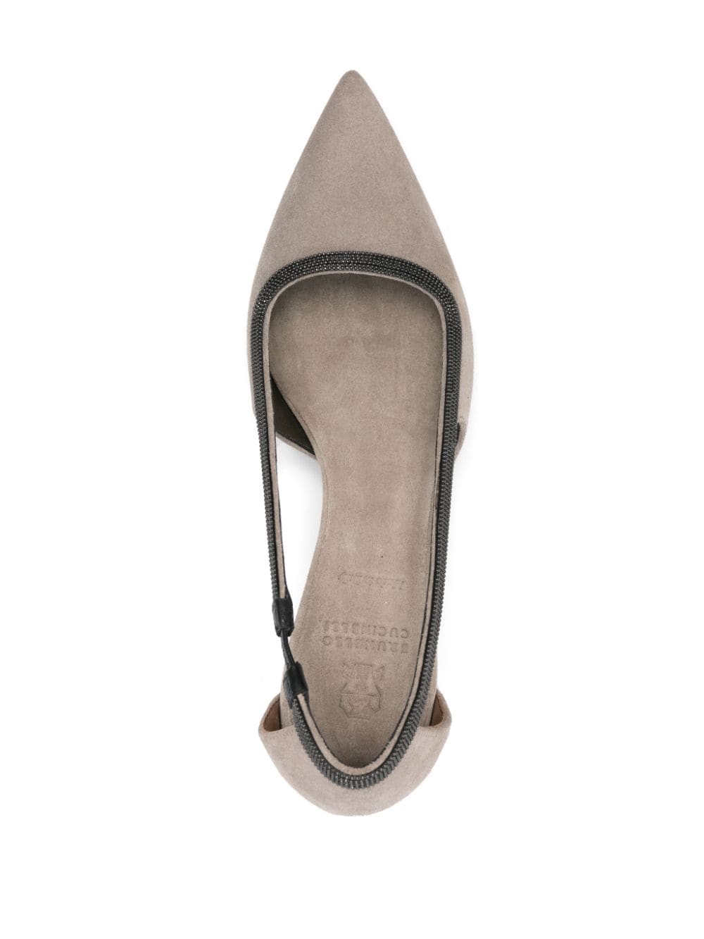 Shop Brunello Cucinelli 50mm City Pumps In Grey