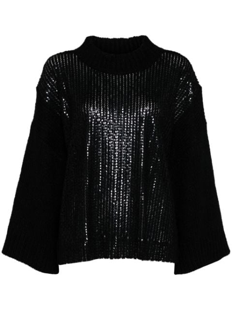 Aviù sequin-embellished sweater