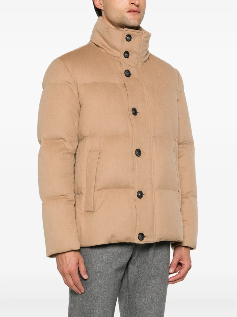 Herno Gewatteerd jack Beige