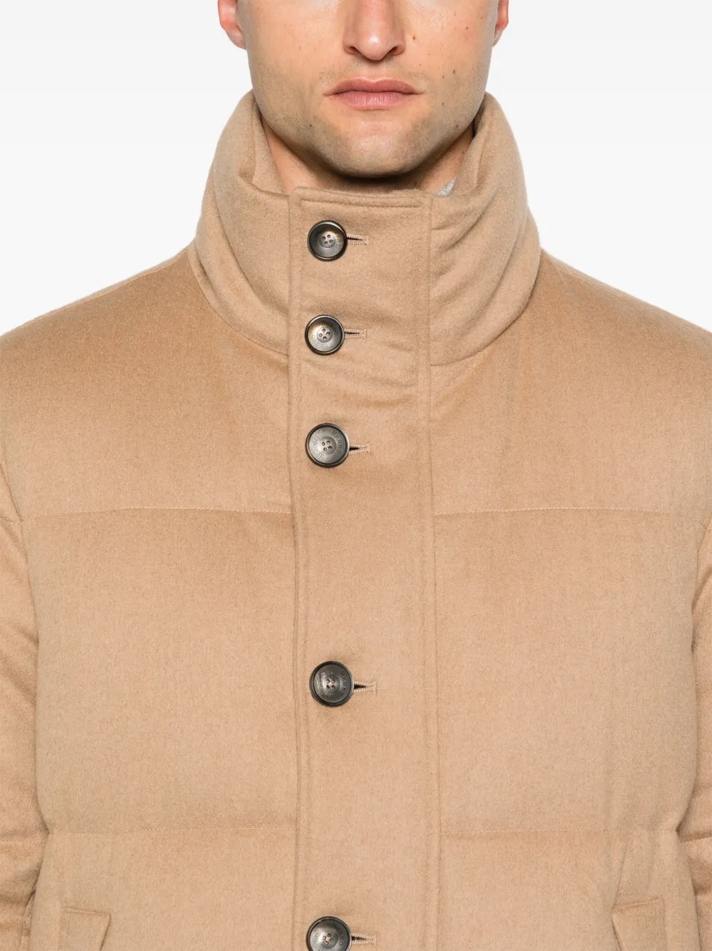 Herno Gewatteerd jack Beige