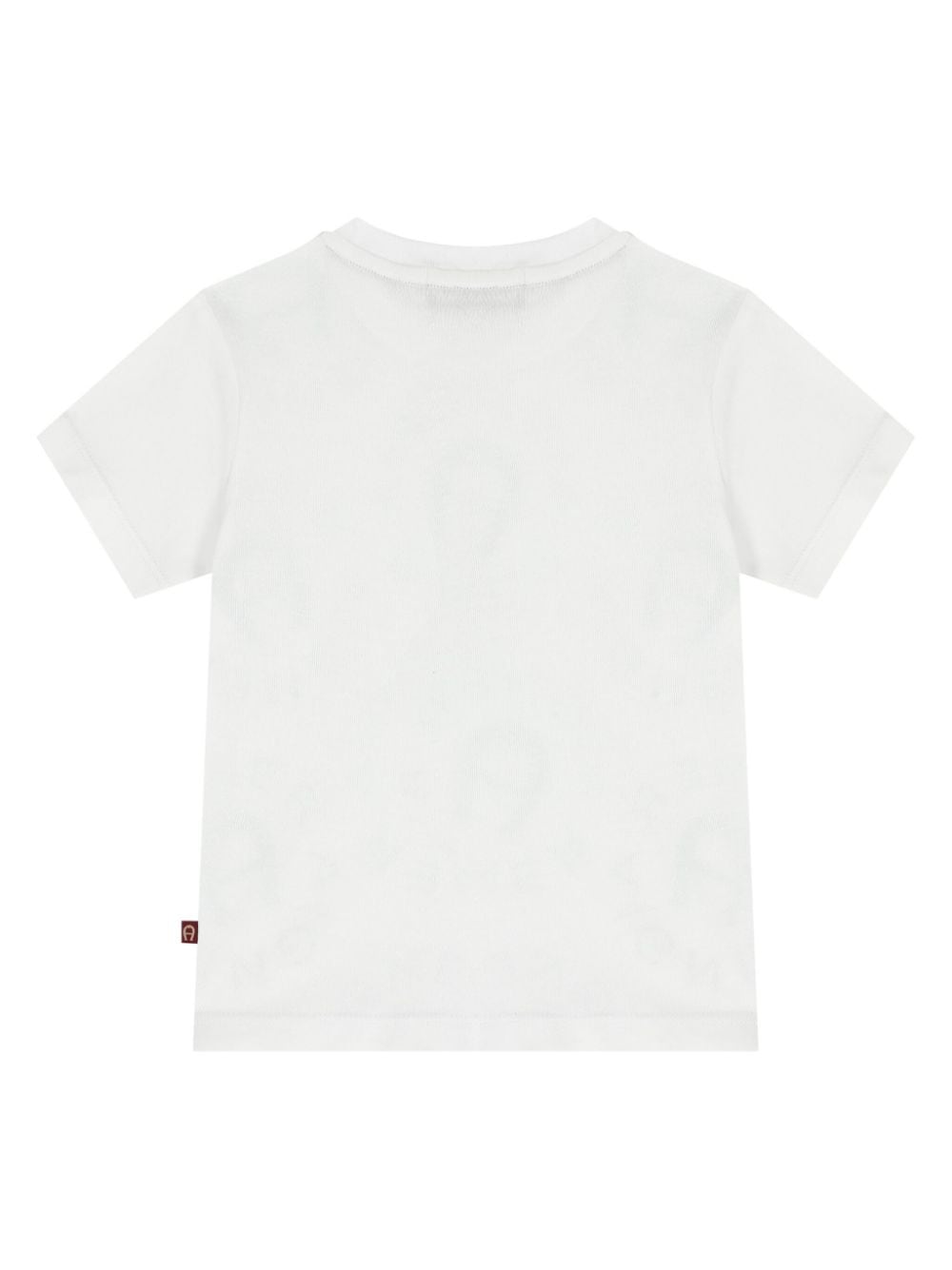 Aigner Kids T-shirt met logoprint - Wit