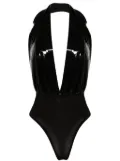 Alchemy x Lia Aram ruched bodysuit - Black