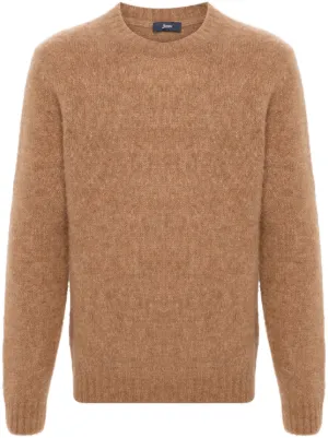 Jil Sander リブニット Vネックセーター | ブラウン | FARFETCH JP