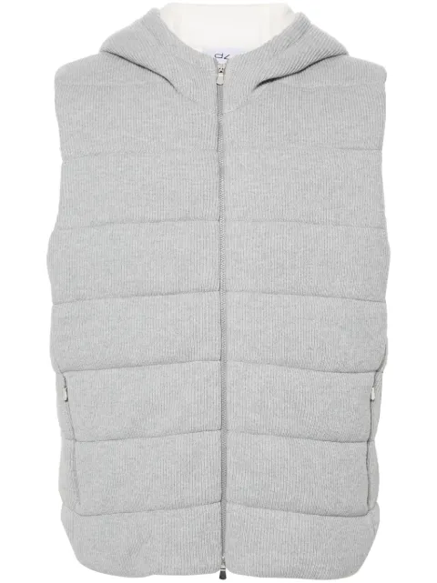 D4.0 ribbed gilet