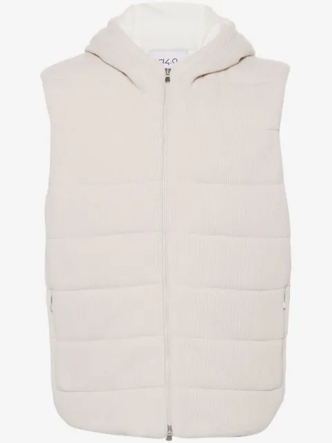 D4.0 ribbed-knit gilet